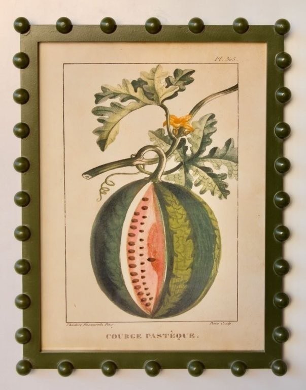 Fruit Picture Green Bobble Frame